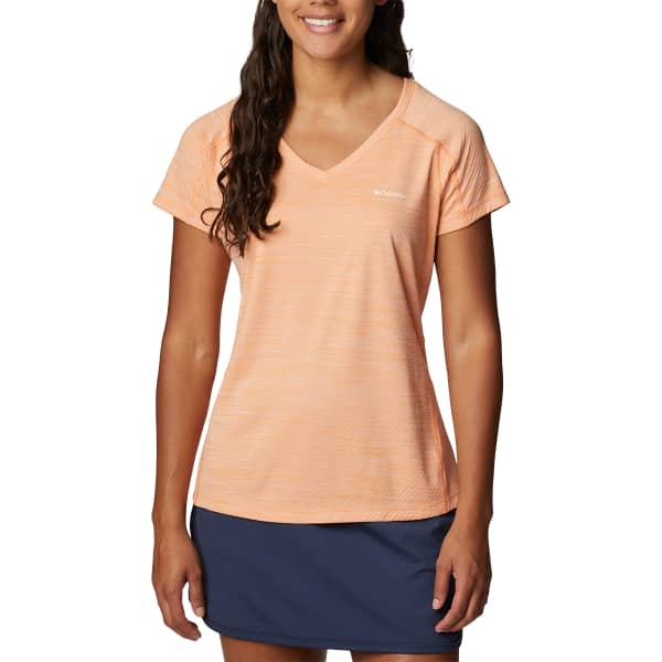 T-shirt randonnée COLUMBIA ZERO RULES™ SHORT SLEEVE SHIRT PEACH HEATHER