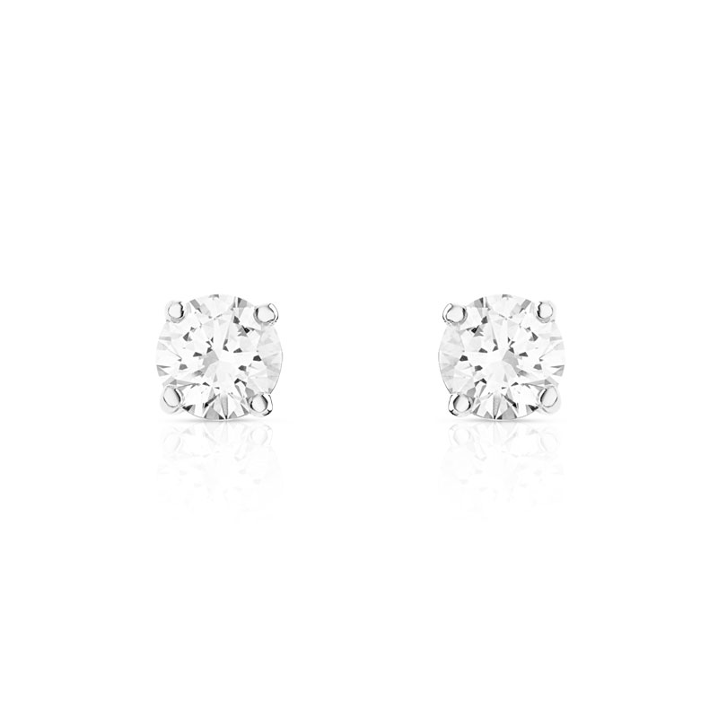Boucles d'oreilles argent 925 zirconias