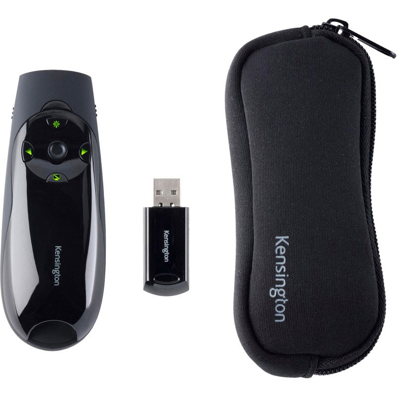 Télécommande de présentation avec pointeur laser vert Kensington