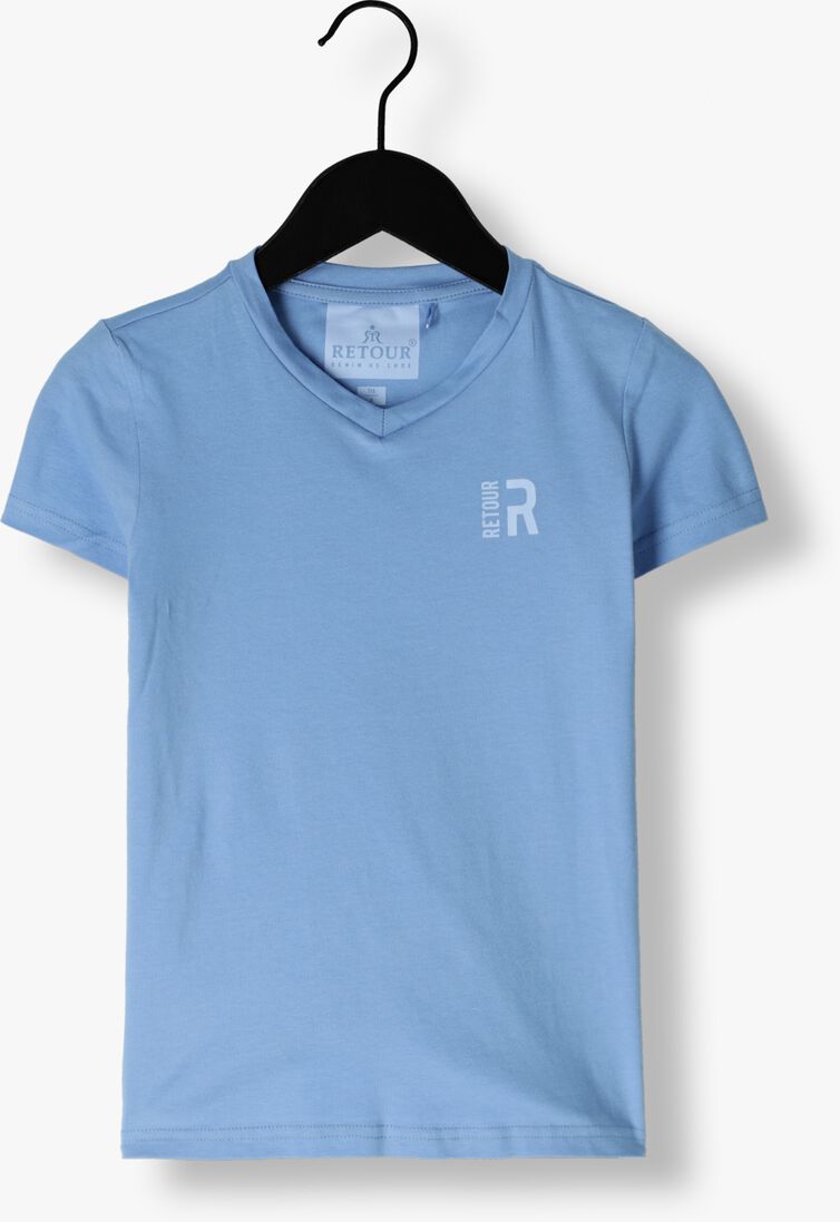 RETOUR blauwe retour t-shirt sean
