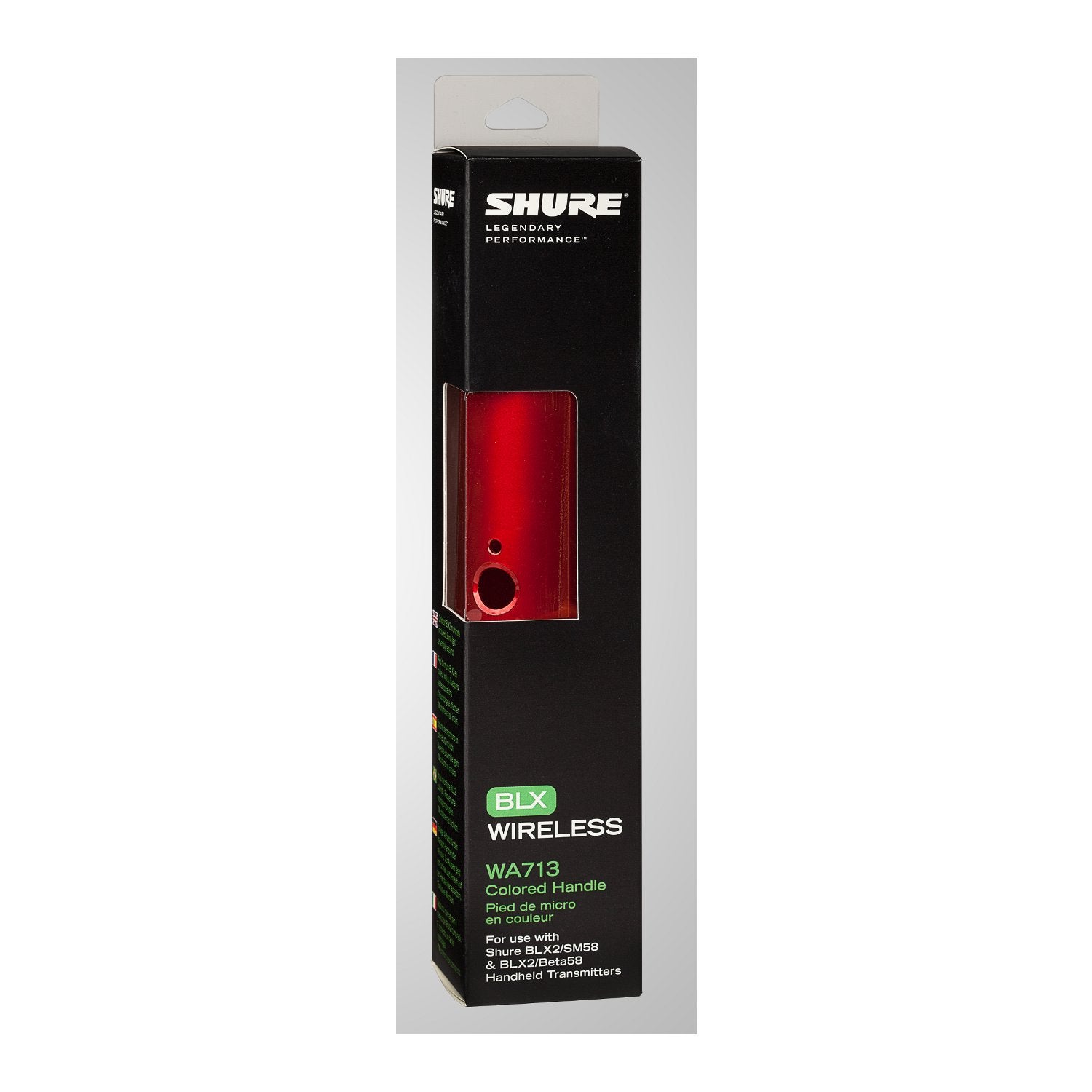Shure WA713-WHT behuizing voor BLX2-SM58 en BLX2-Beta58A, wit