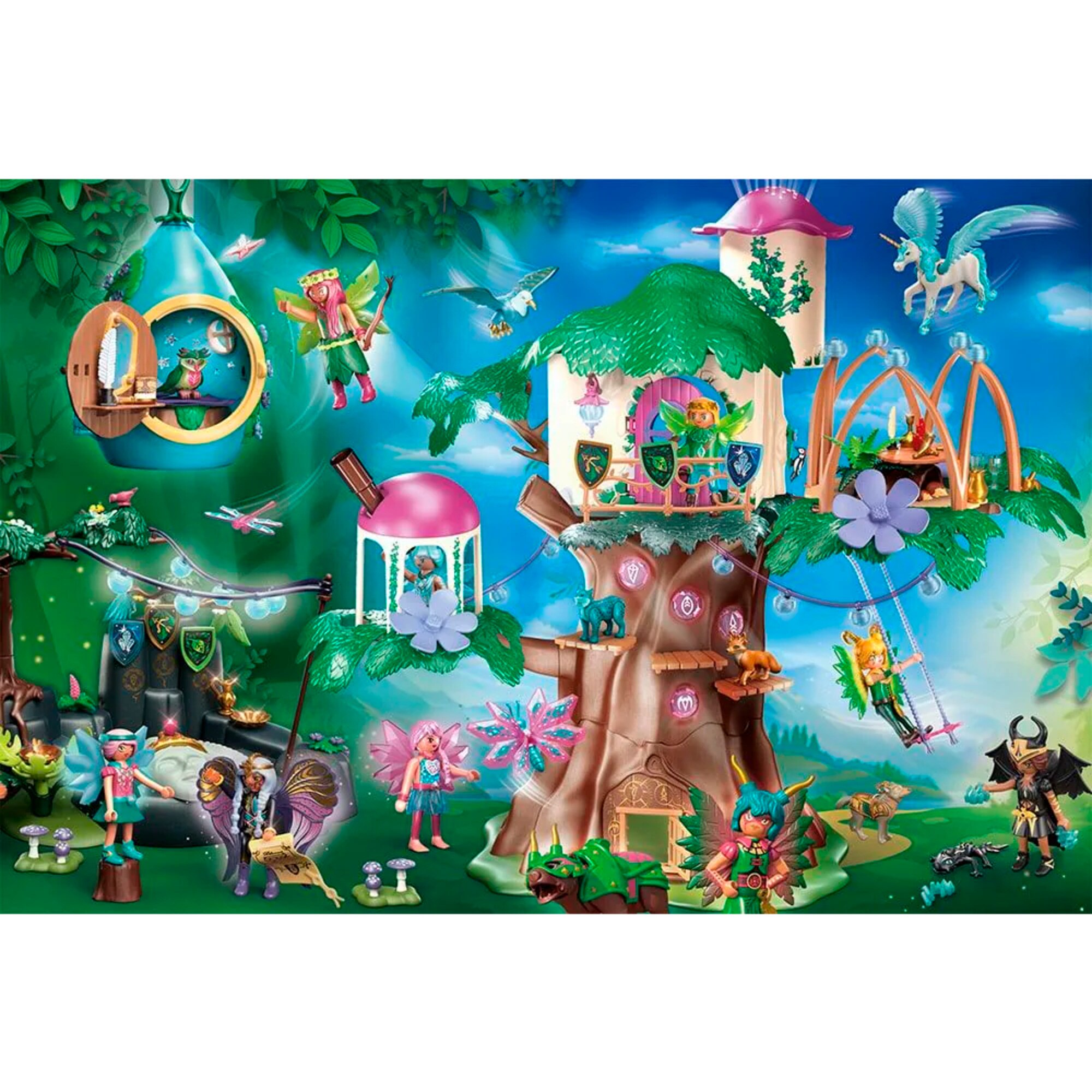 Schmidt Spiele Puzzle Playmobil: Ayuma - Der magische Feenwald