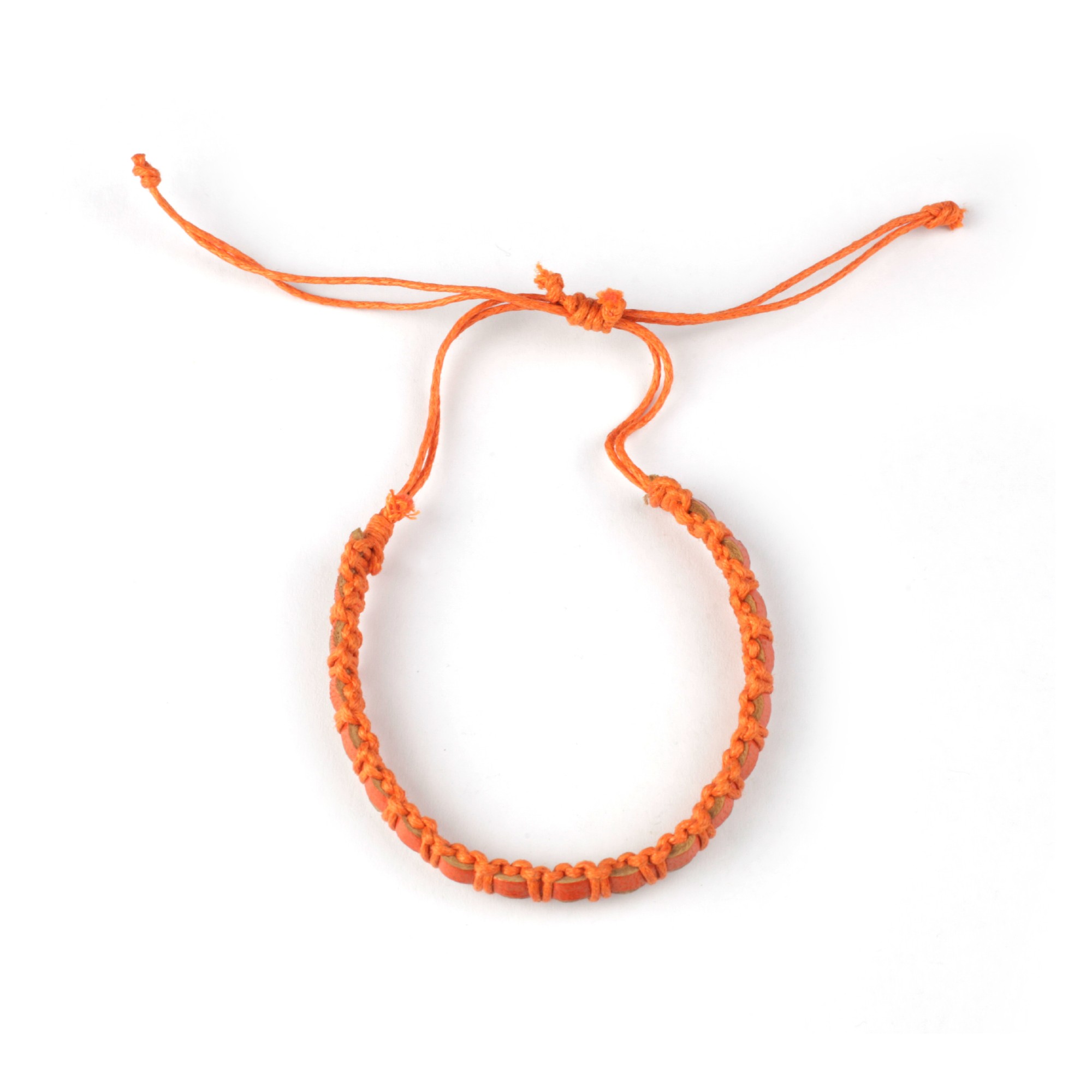 Armband 'Jeremiah', orange, T 4,5 cm, B 0,5 cm, H 0,5 cm günstig bestellen
