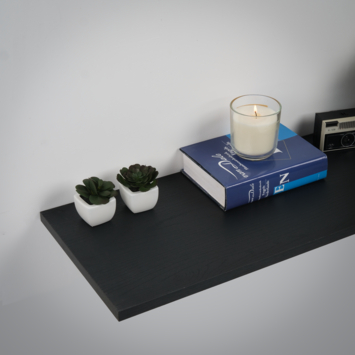 Meubelpaneel zwart eiken ABS 120x30 cm 18 mm