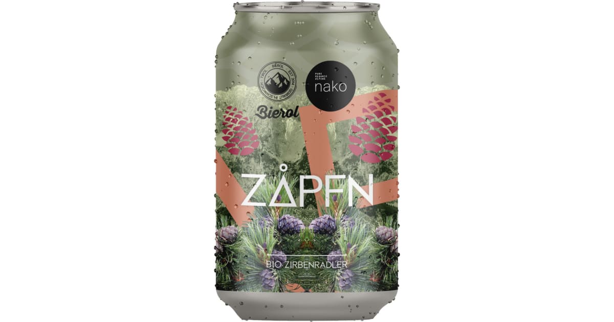Bierol BIO Zirbenradler - Zapfn Dose (Einweg)