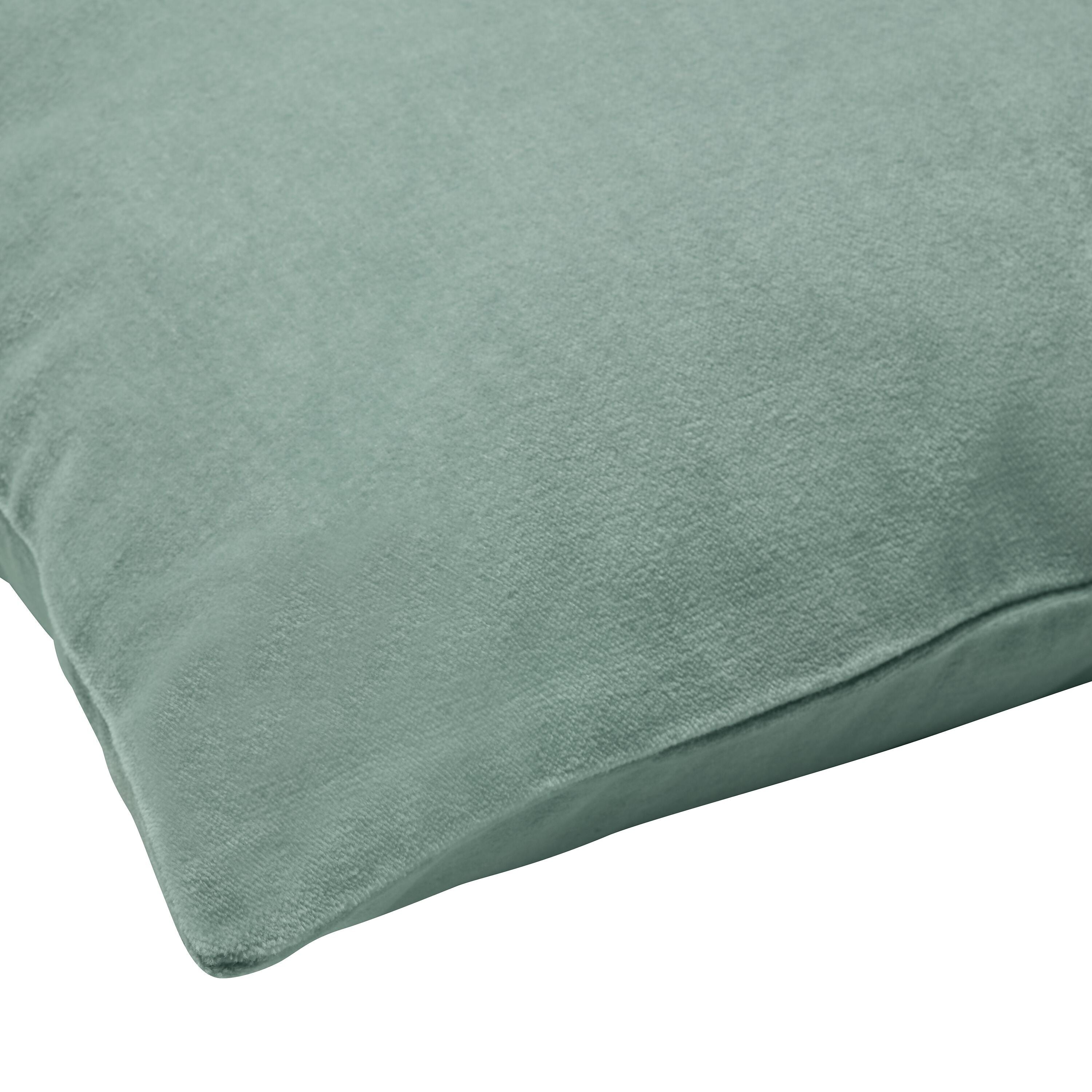 VELLUTO Zierkissenhülle - Mint / B: 45.0 cm x H: 45.0 cm