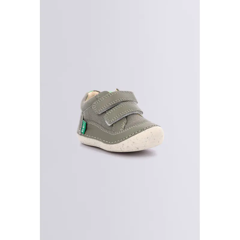 Sostankro Kaki BOTTILLONS Cuir Garçon