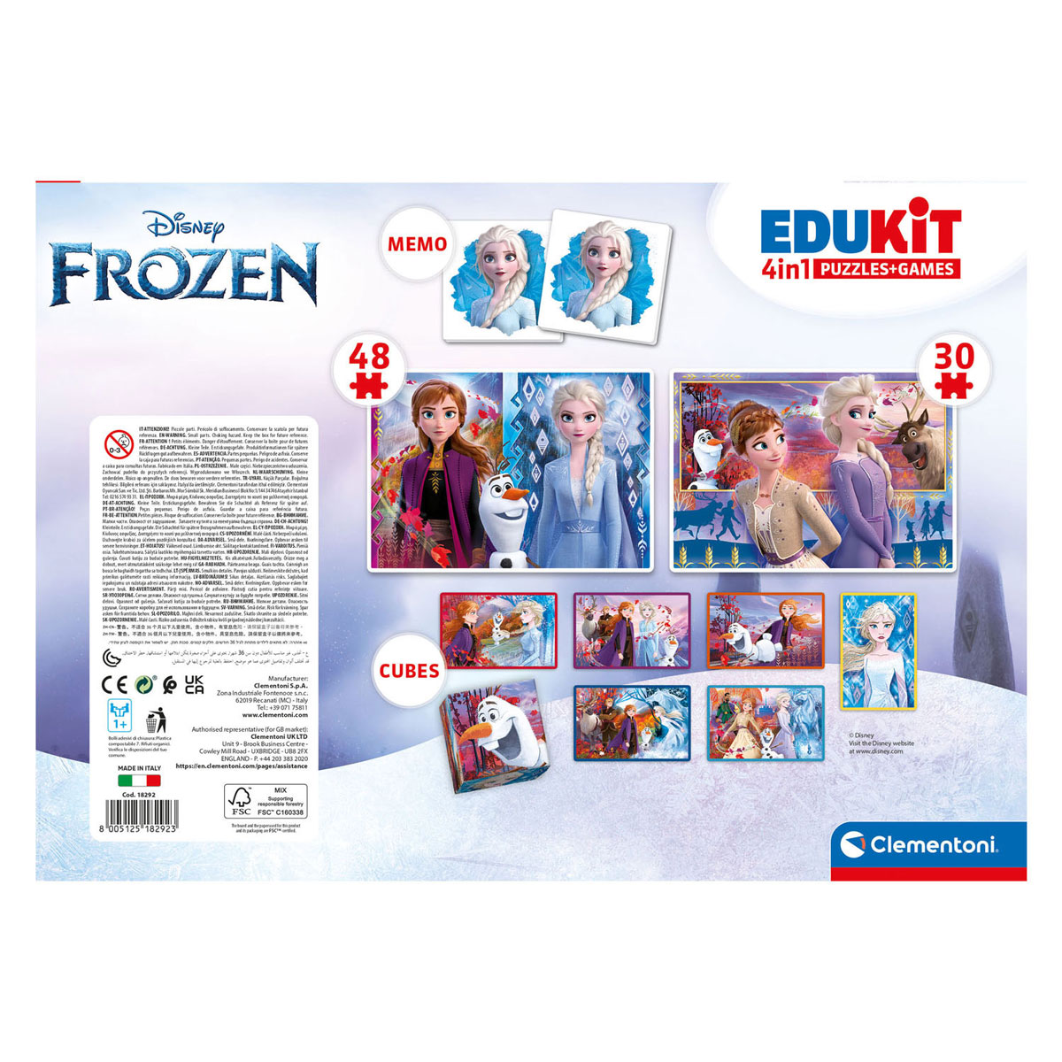 Clementoni Edukit4in1 Frozen 2