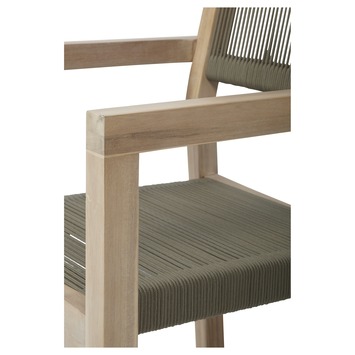 KARWEI tuinstoel Devon groen hout