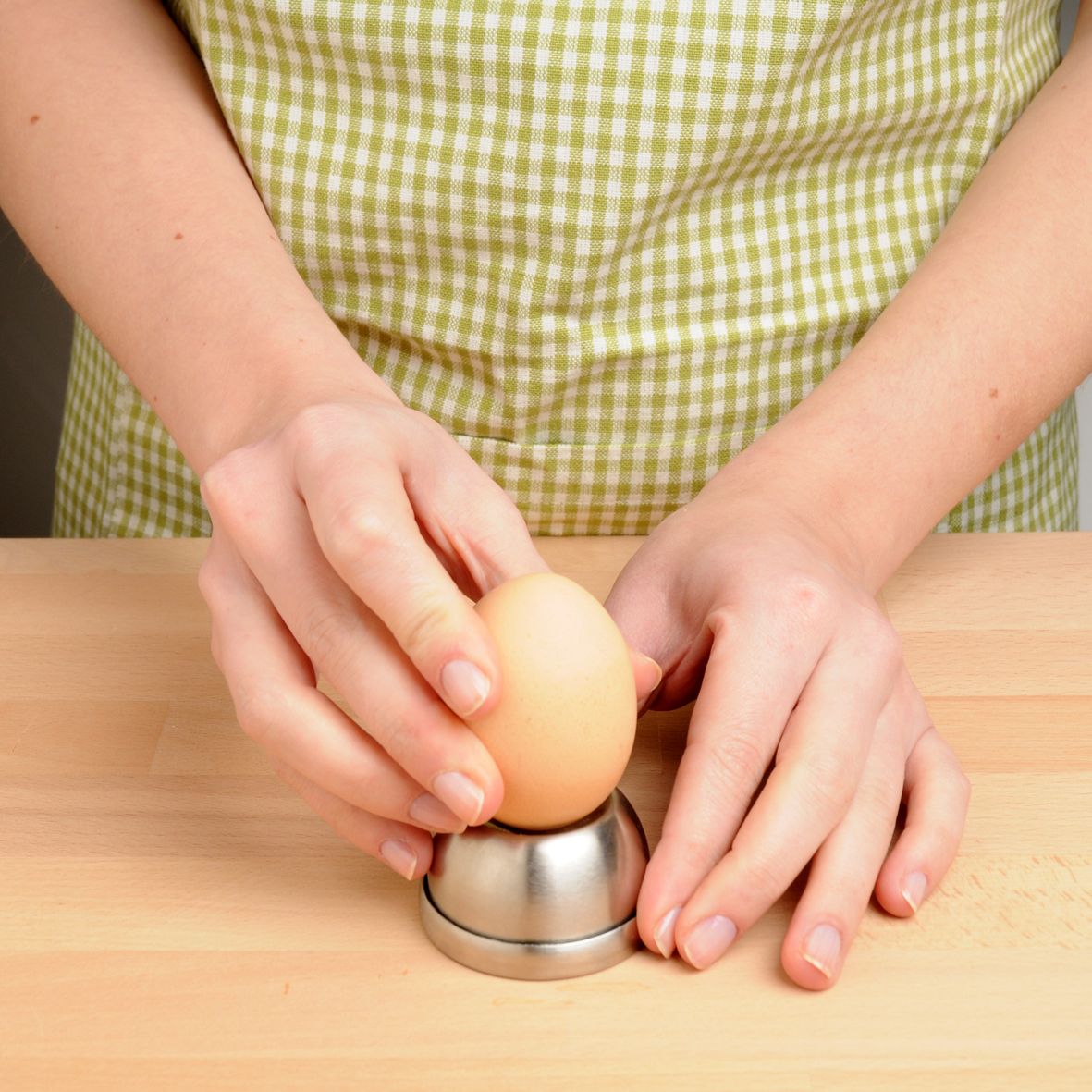 Eierprikker, roestvrij staal