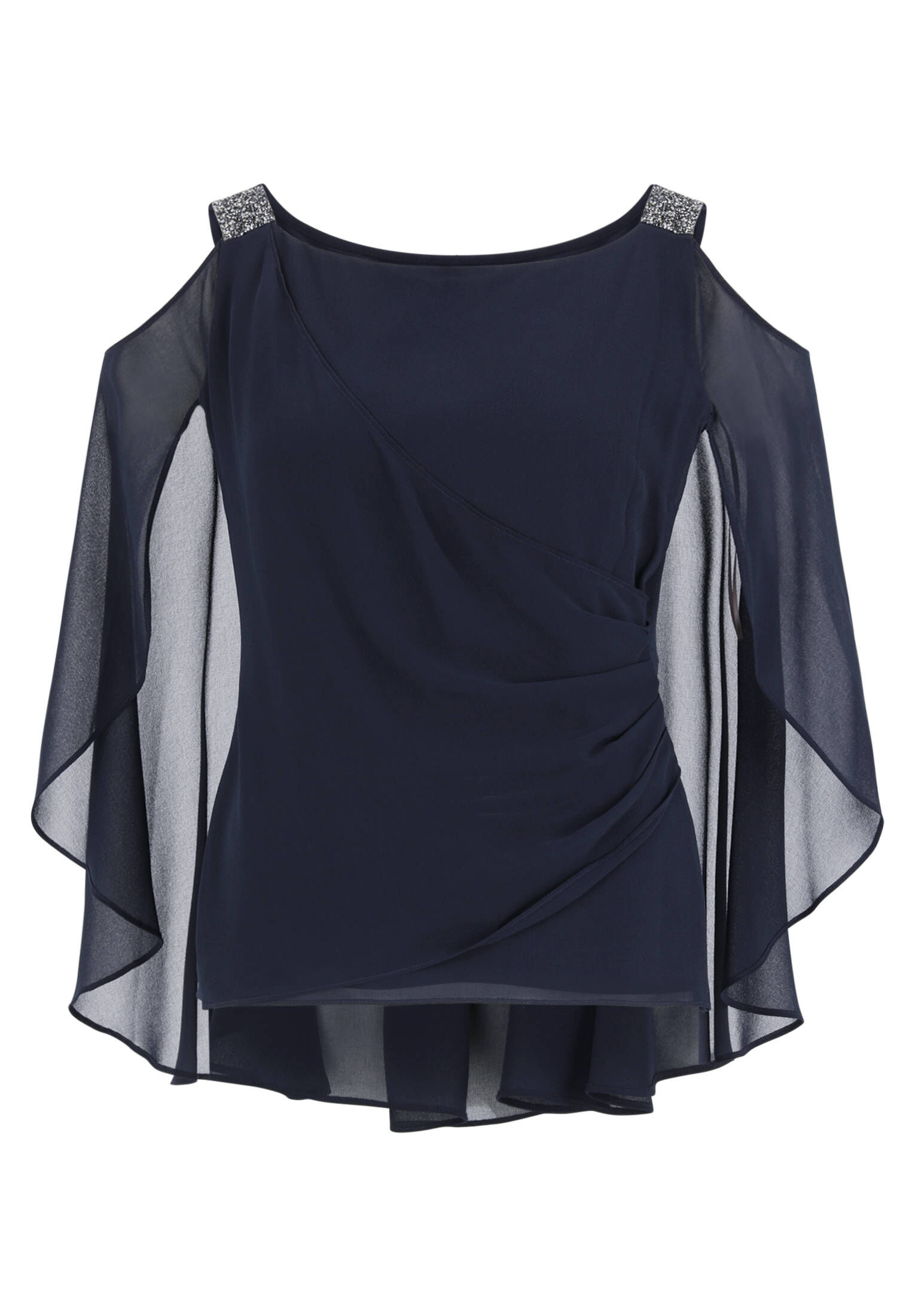 Vera Mont| Damen Chiffonbluse schulterfrei