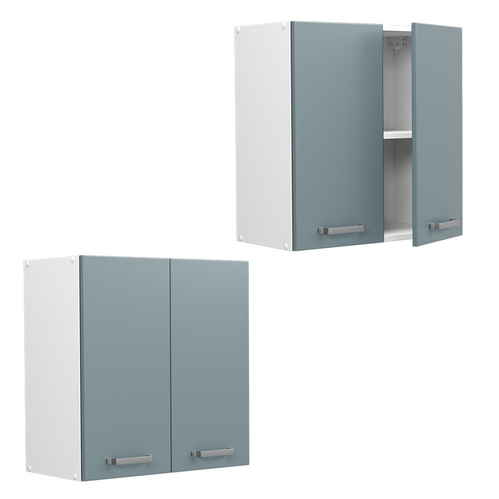Vicco Hängeschrank Küchenschrank R-Line Solid Weiß Blau Grau 60 cm modern