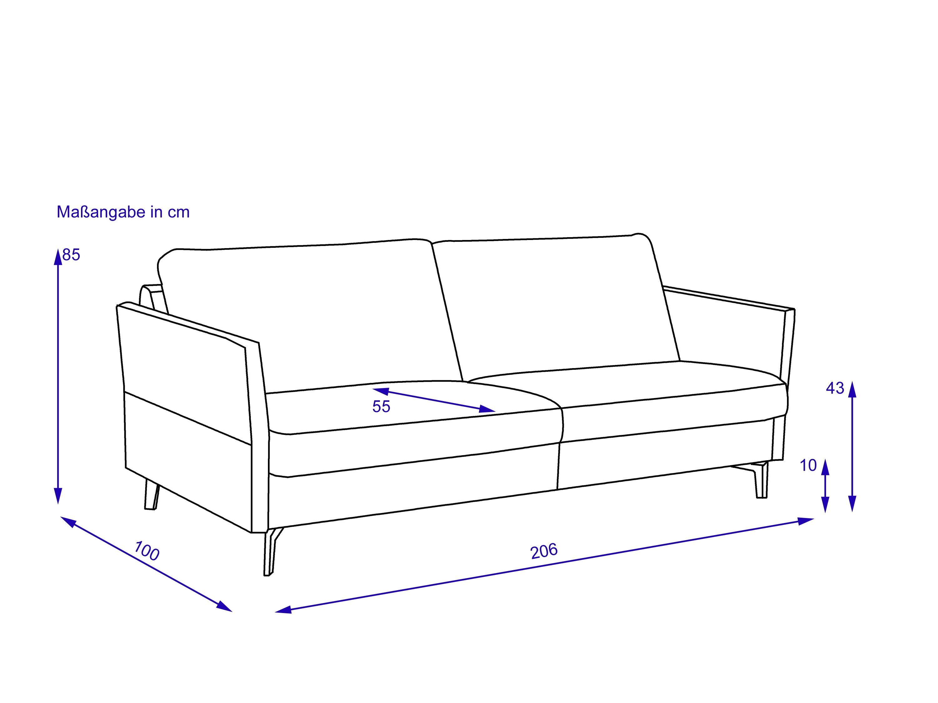 Sofa 2,5 Sitzer Classic 990