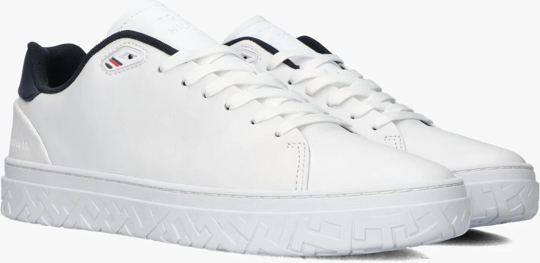 TOMMY HILFIGER witte tommy hilfiger lage sneakers modern iconic court cup