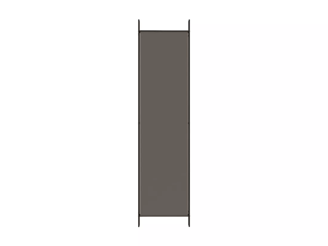 Cloison de séparation 6 panneaux Anthracite 300x200 cm Tissu