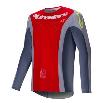 Maillot cross Alpinestars TECHSTAR - MELT 2025 - Rouge / Gris