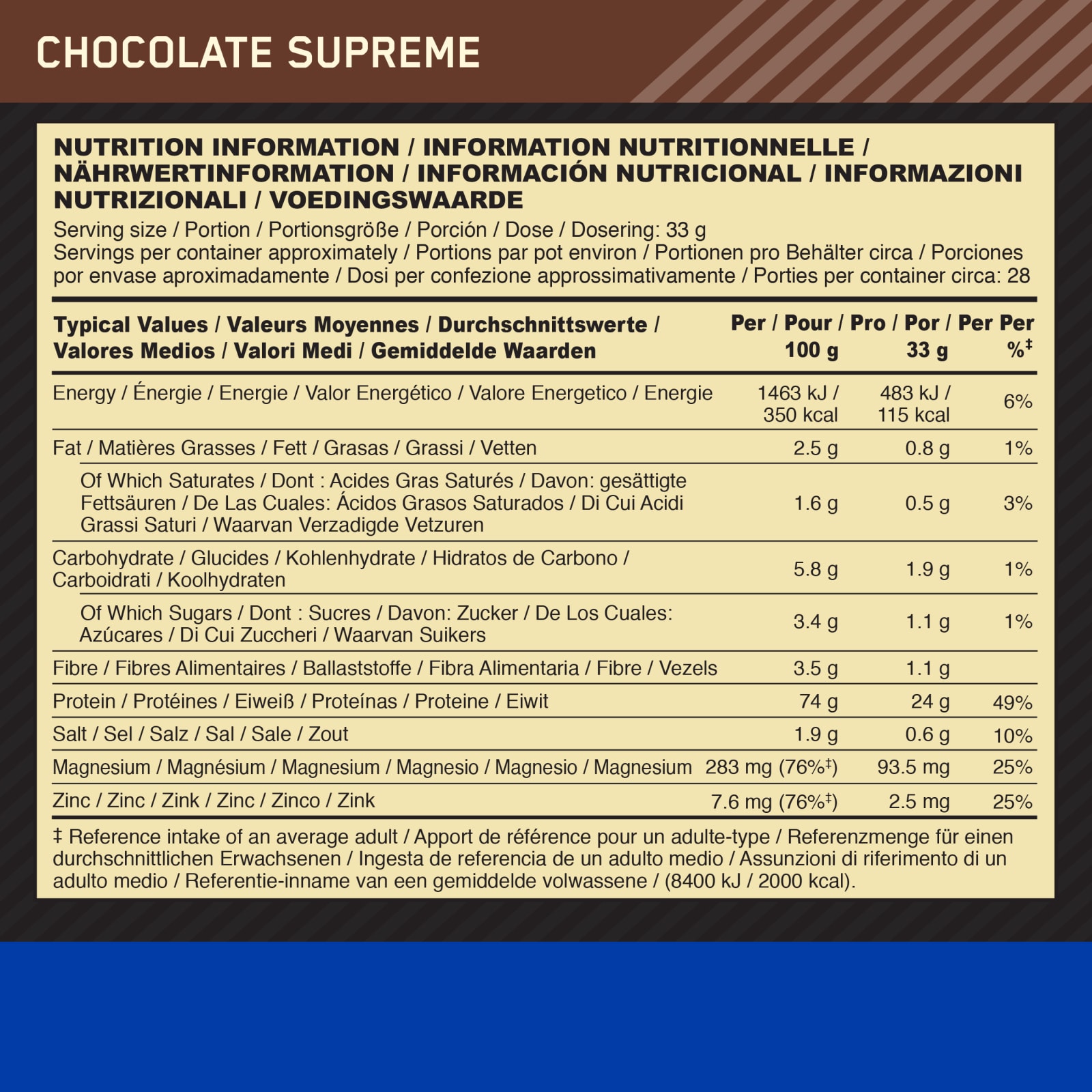 100% Casein - 924g - Schokolade