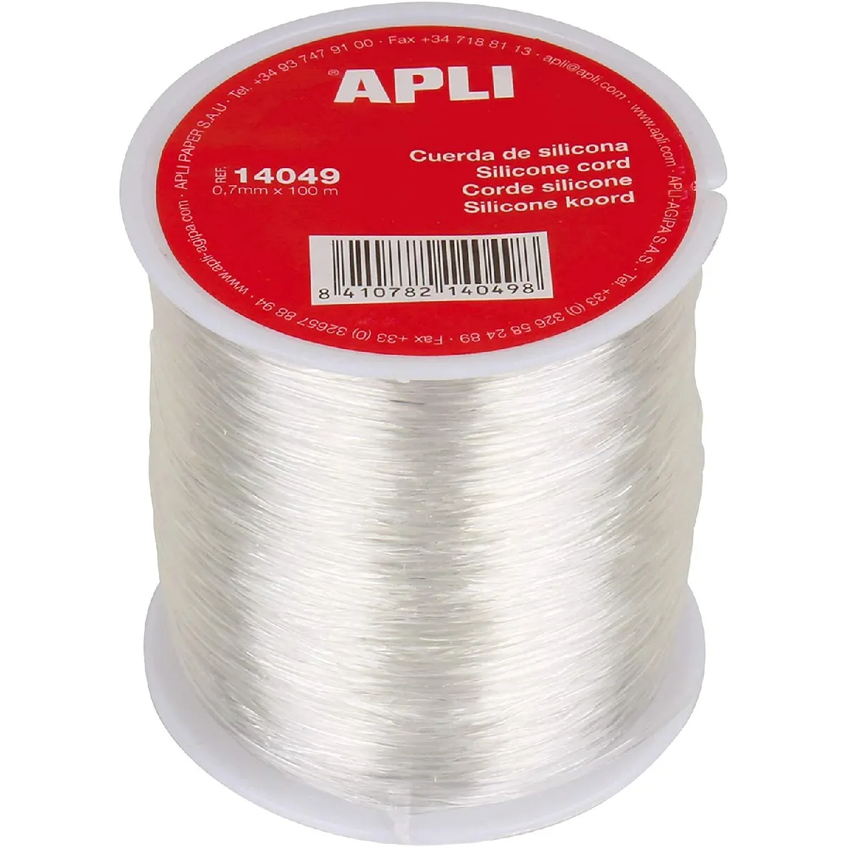 APLI Lot de 100 Cordes et Fils en Silicone
