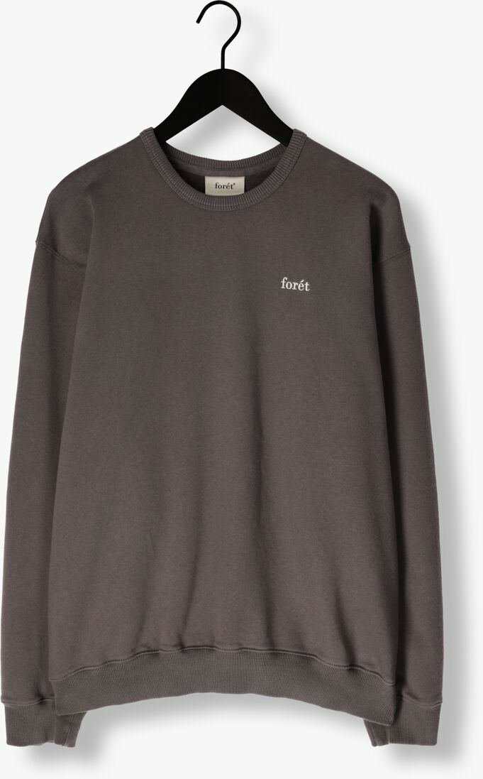 donkergrijze forét sweater noon sweatshirt