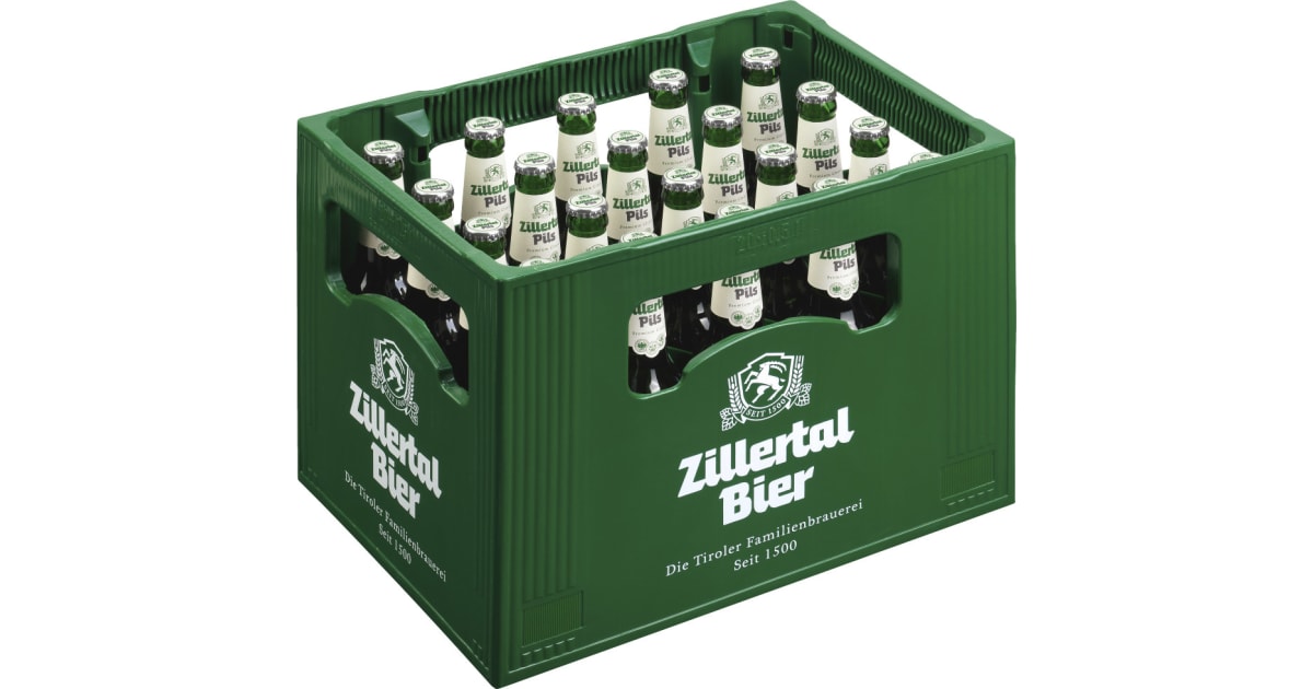 Zillertal Bier Pils Kiste 20x 0,5 Liter (Mehrweg)