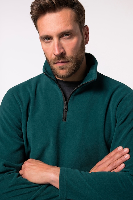 JAY-PI Fleecetroyer, Outdoor, Zippkragen, bis 7 XL