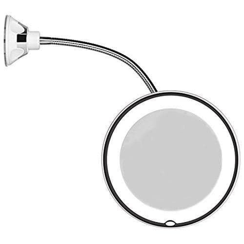 UNIQ Fleksibel speil med LED-lys og 10x forstørrelse