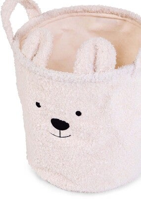 Childhome Teddy Oppbevaringskurv Stor, Off White