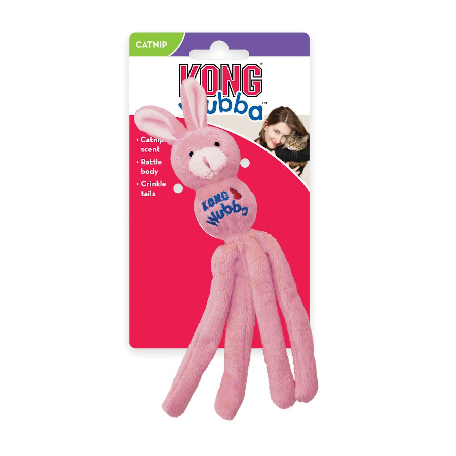 Brinquedo de pelúcia Kong Wubba Coelho para gatos