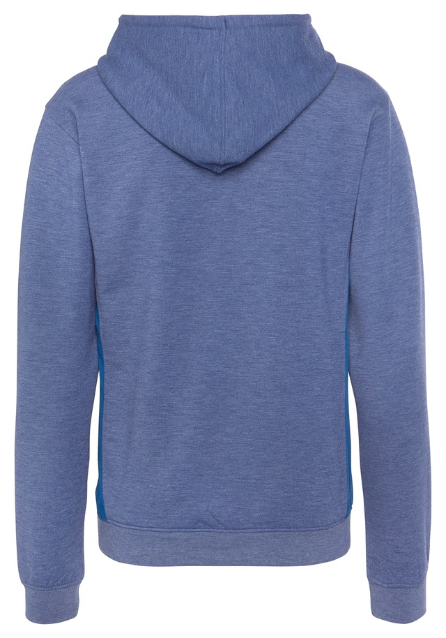 AUTHENTIC LE JOGGER Kapuzenpullover , melierte Optik, mit Reissverschlusstasche