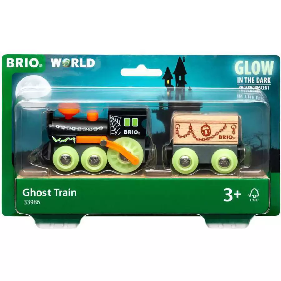 Brio Geisterzug Glow in the Dark bunt