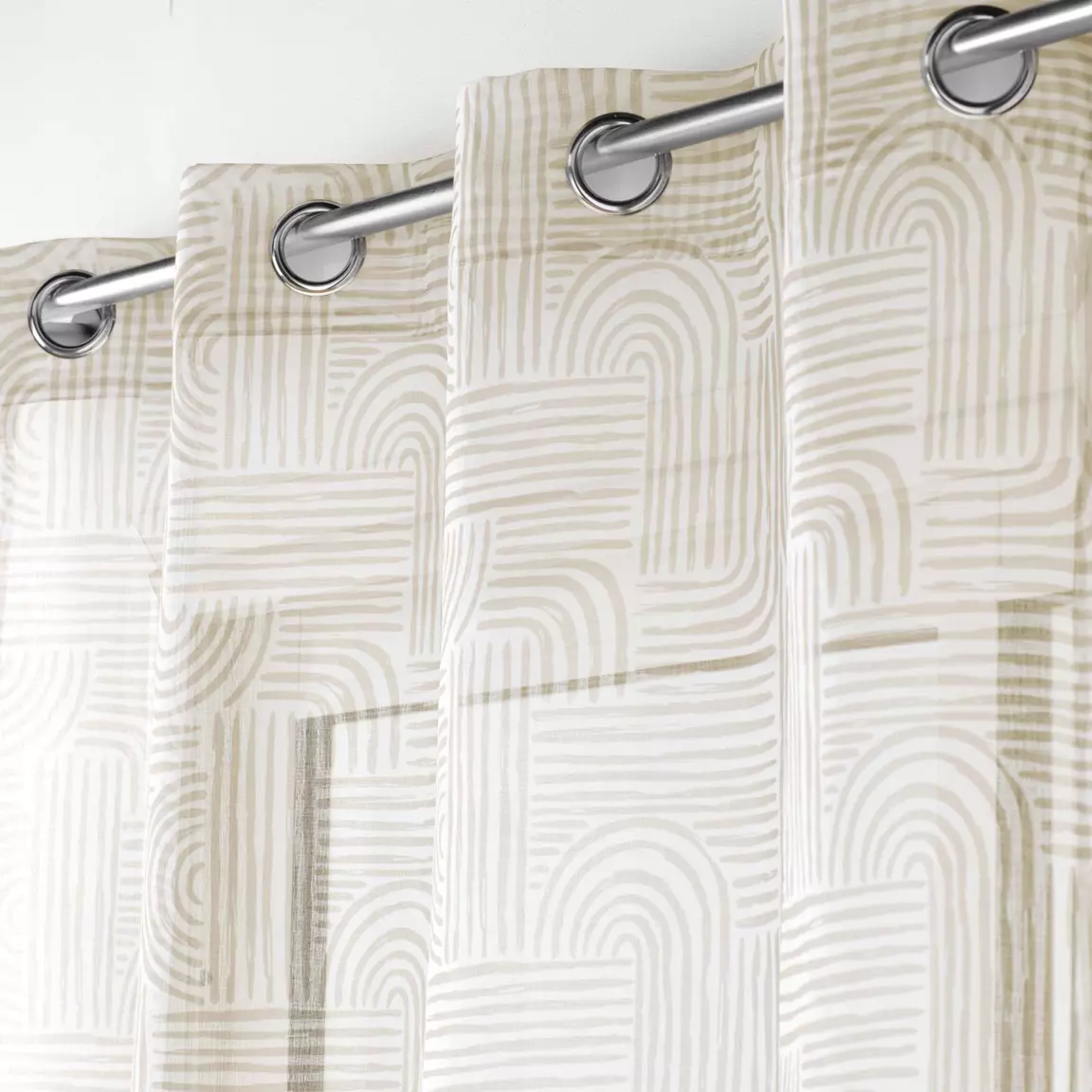 Voilage œillets (140 x 240 cm) Pandore Blanc