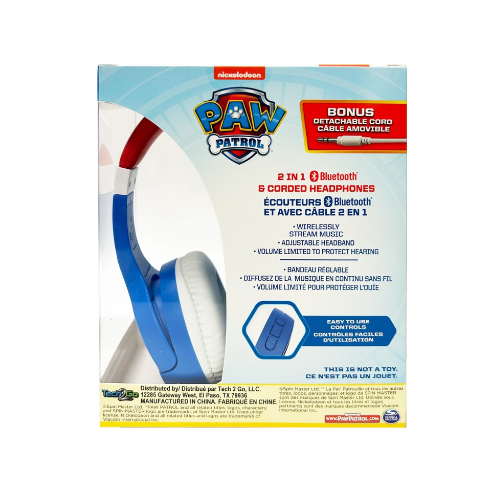 Ekids - Paw Patrol Bluetooth hovedtelefoner