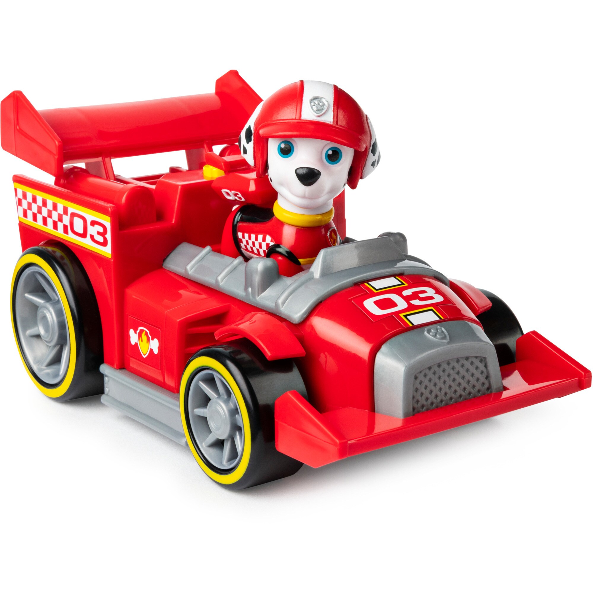 Spin Master Spielfahrzeug Spin Master - Paw Patrol - Ready, Race, Rescue, Marshalls Race & Go Deluxe Basis Fahrzeug