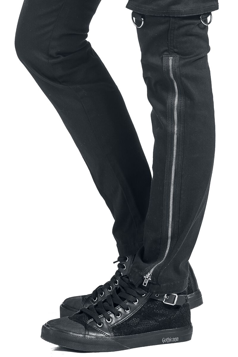 Skarlett - Jean Noir Ourlet Variable | Black Premium by EMP Jean