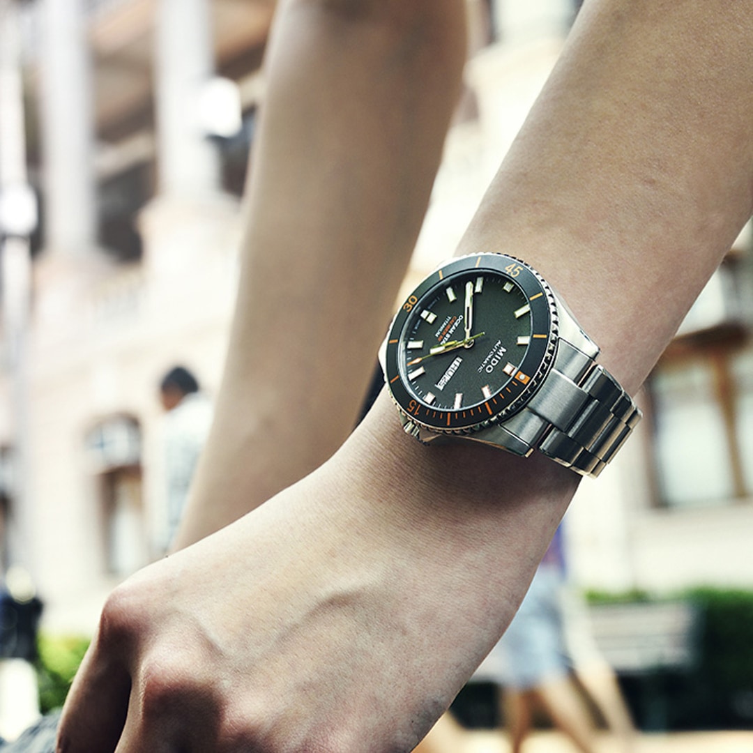 Mido Ocean Star Captain Automatik Titanium