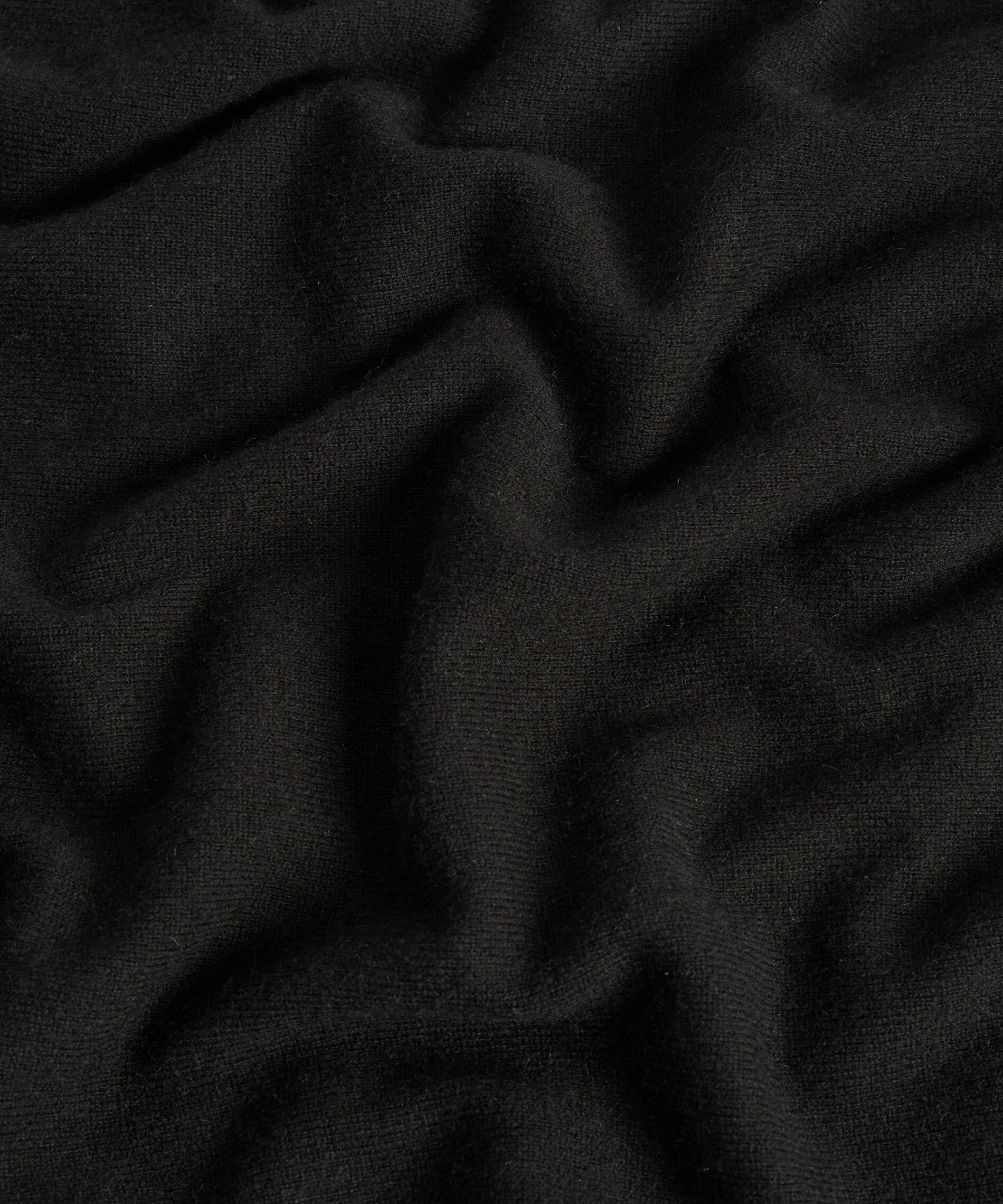 Pull col v en cachemire | Noir