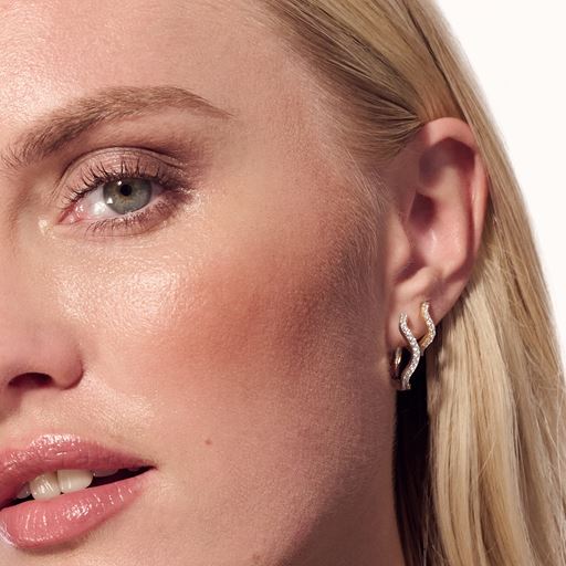 Sif Jakobs Jewellery Ellera Waves Grande Øreringe, Silver