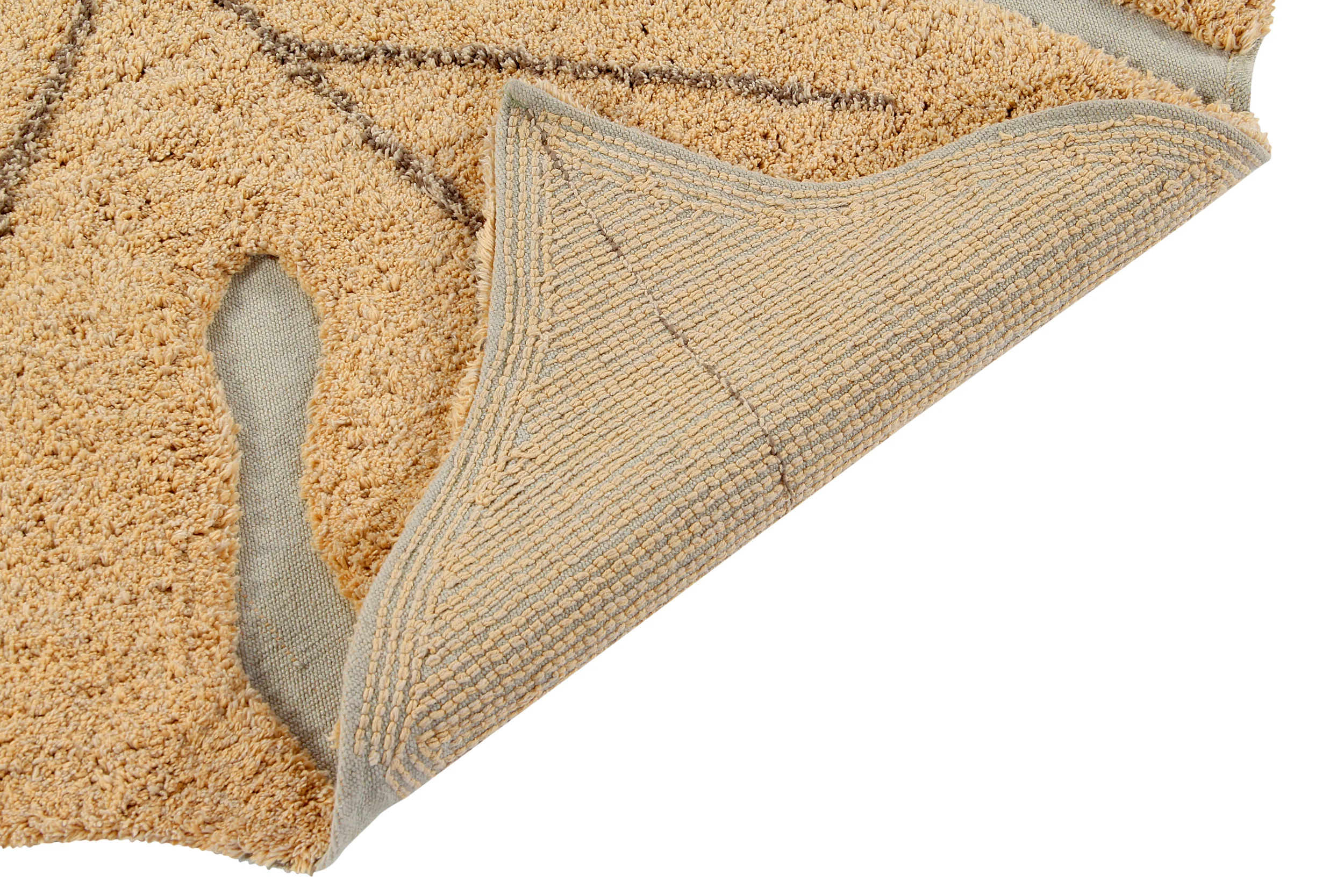 MONSTERA - Tapis rectangulaire lavable en coton | Multicolore
