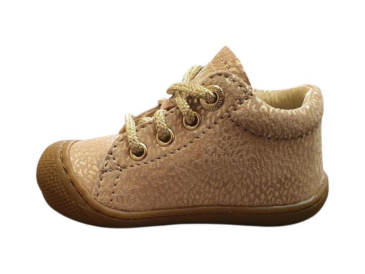 Naturino cocoon suede roze stip