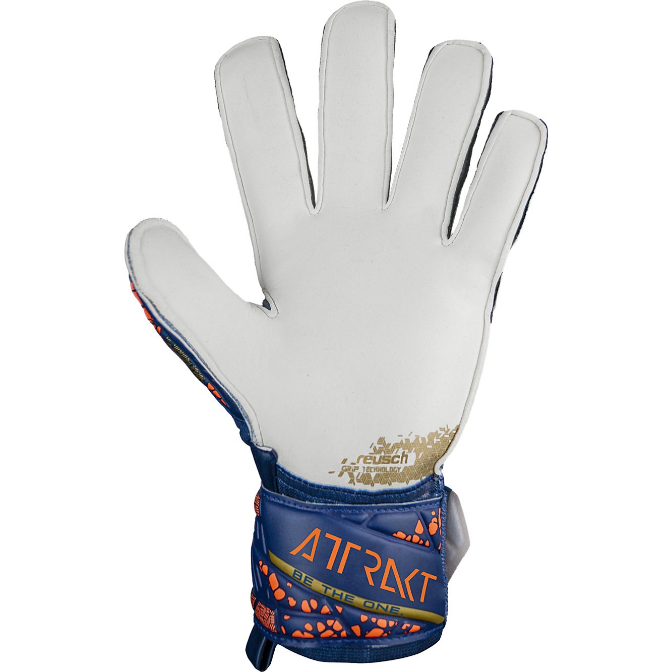 Reusch Attrakt Grip Torwarthandschuhe premium blue