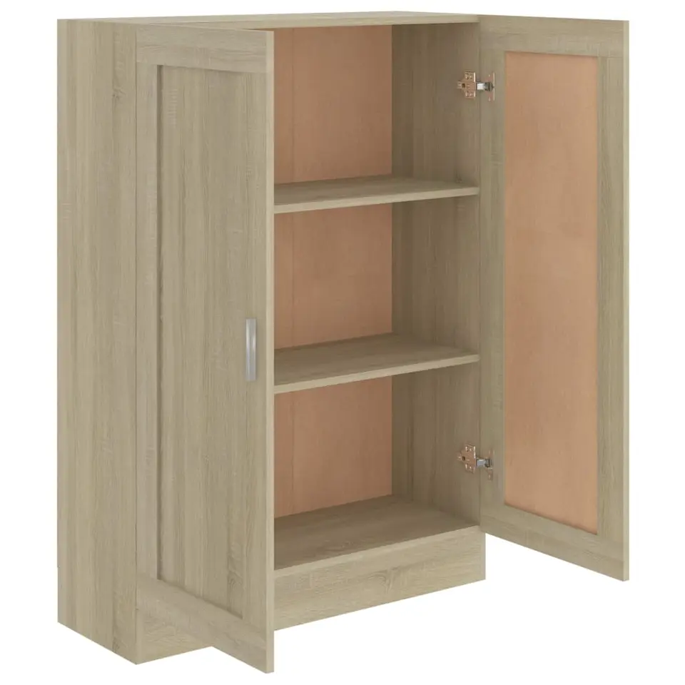 vidaXL - Boekenkast - Bruin - Bewerkt hout