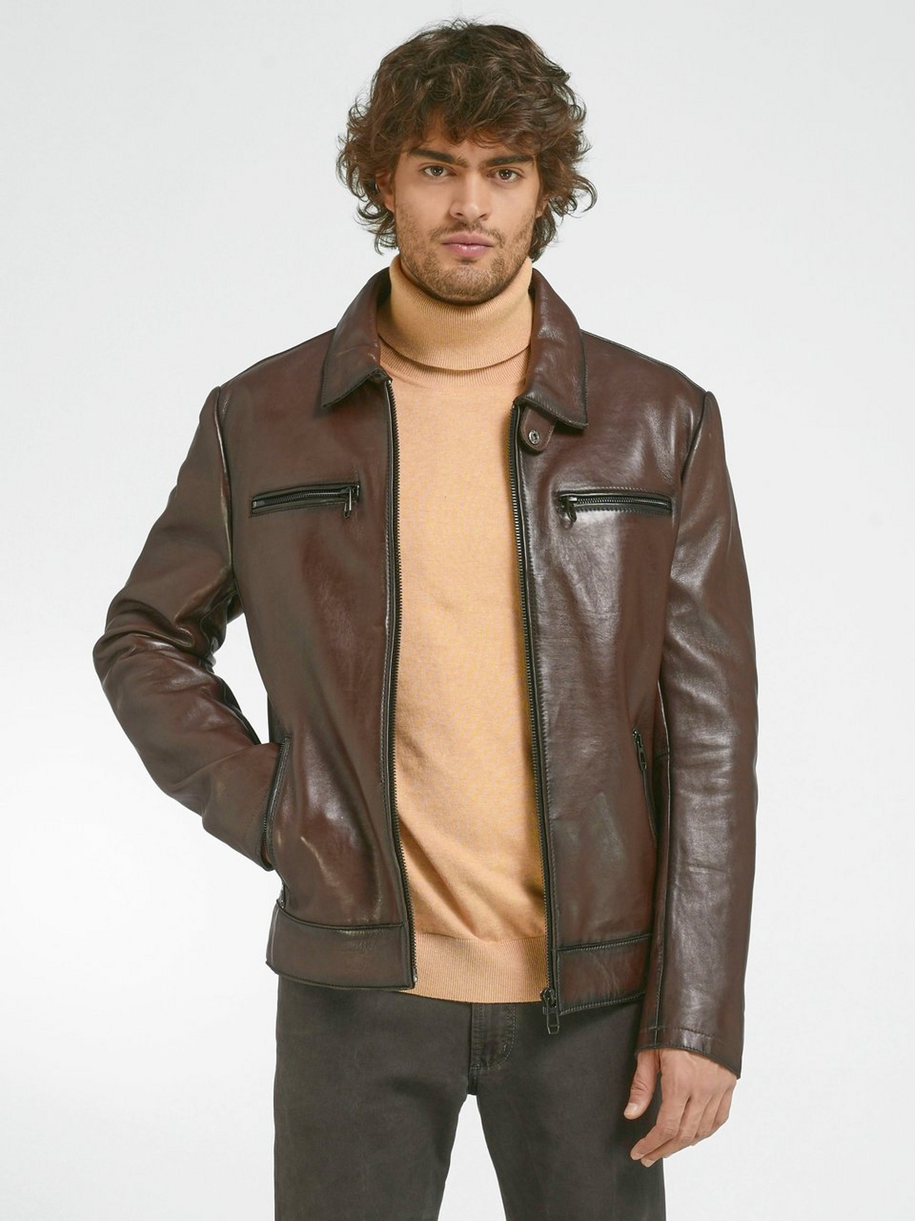 Lederjacke