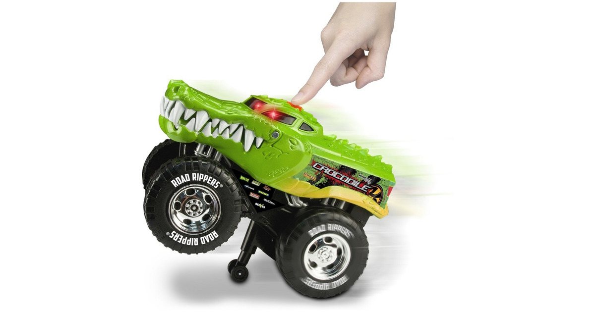NikkoRoad Rippers - Wheelie Monsters: Crocodile Truck Speelgoedvoertuig