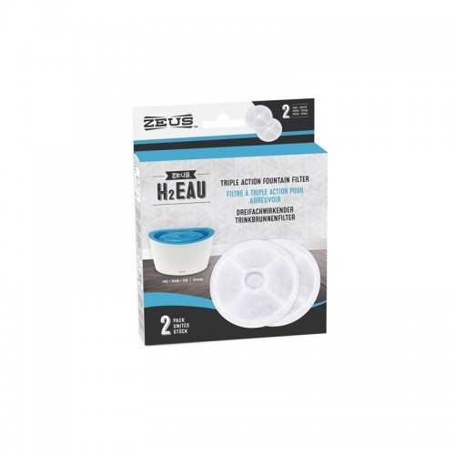 Filtros de cartucho de tripla ação Zeus H2eau, diversas cores