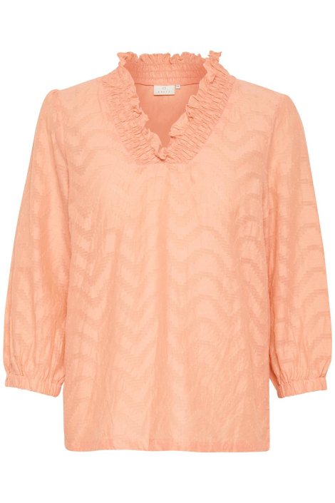 Kaffe oranje dames blouse