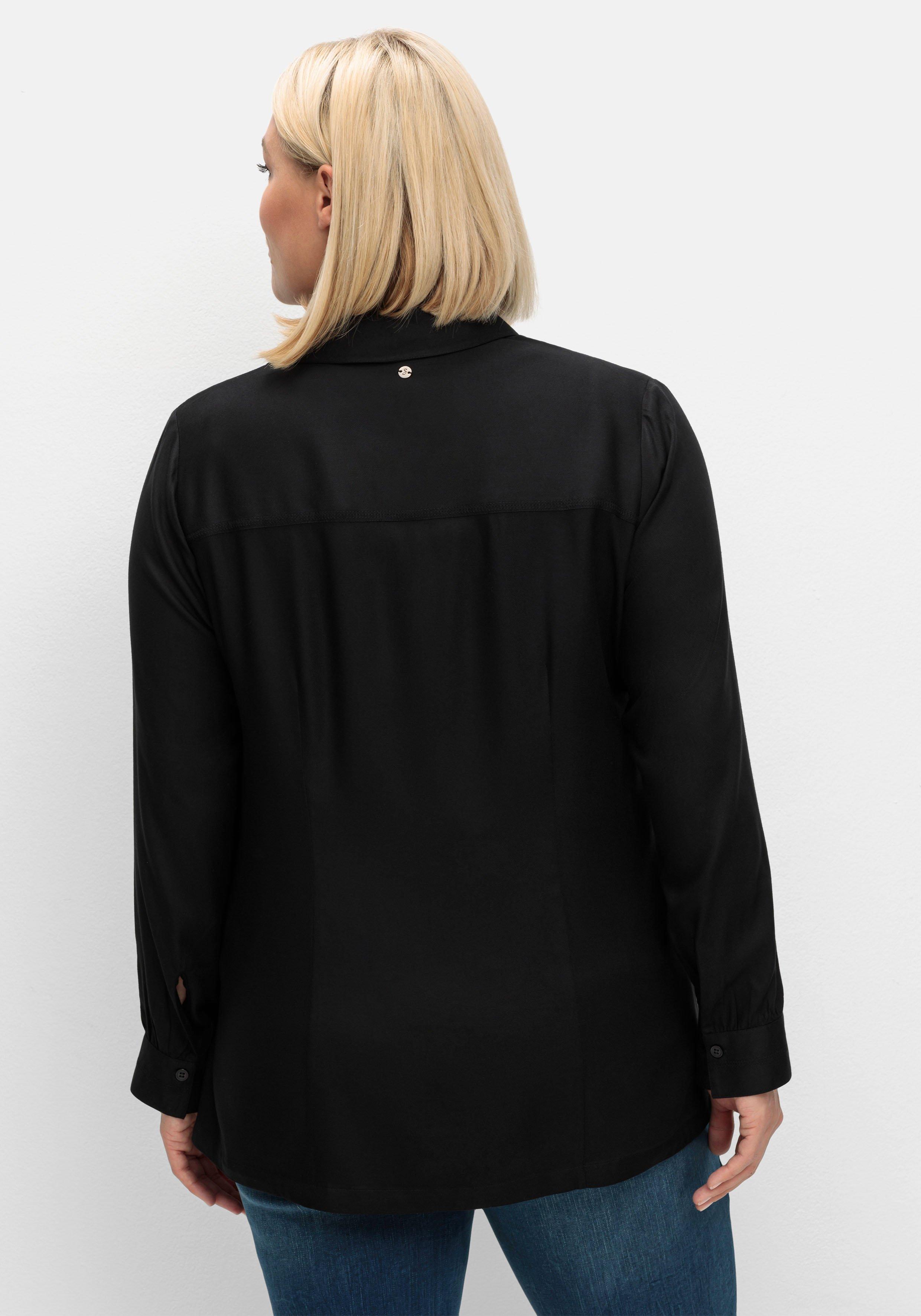 Bluse aus weich fließendem Viskose-Twill