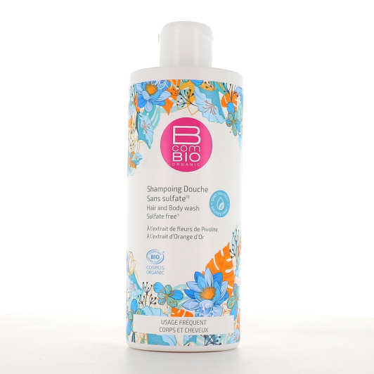 Shampoing douche sans sulfate B com Bio - Corps et cheveux