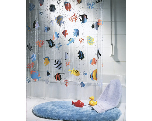 Spirella Fish douchegordijn 180 x 200 cm
