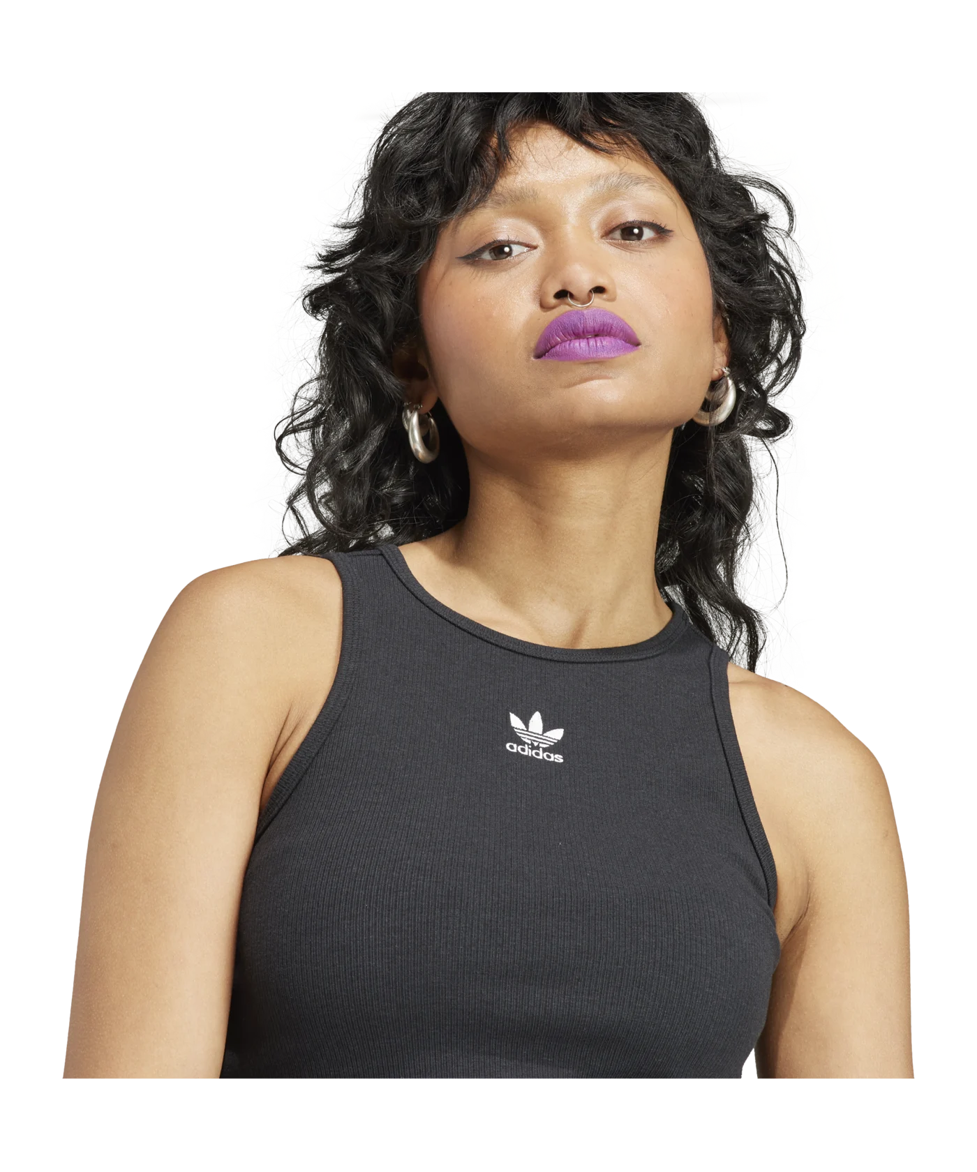 adidas Originals RIB Tanktop Damen Schwarz