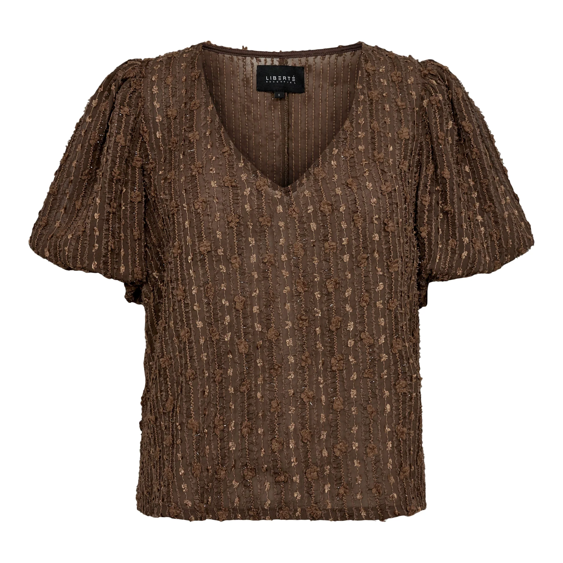Liberte Odessa-Ss-Blouse brown